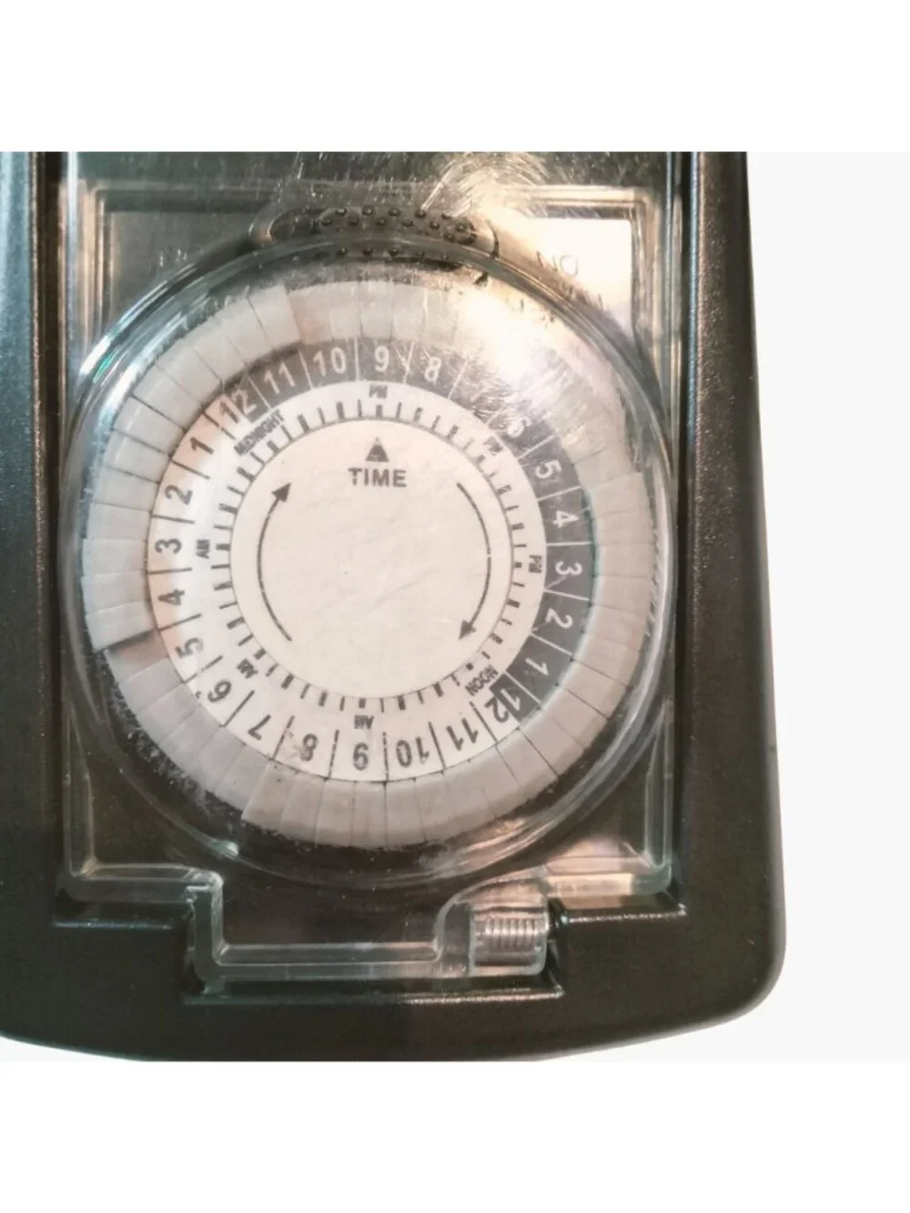 Outdoor 2 Outlet Timer 24 Hour Dial  Plug In Black Utilitech - Picture 3 of 10